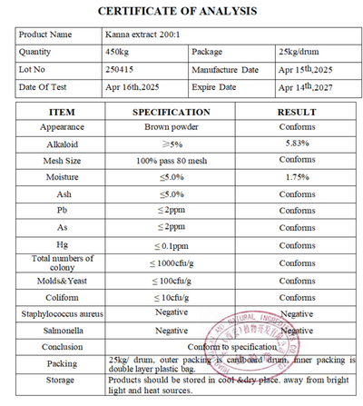 Ethically sourced Kanna 200:1 extract displayed for altar work and symbolic practice