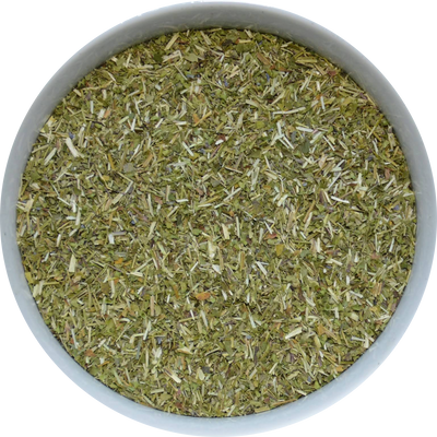 Dried Skullcap herb — green botanical leaf and stem suitable for tea, ritual craft, and traditional use