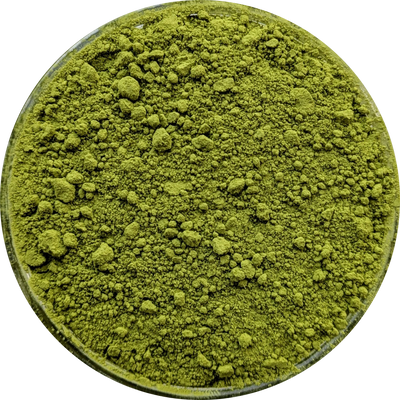 Finely milled Matcha powder for traditional tea preparation