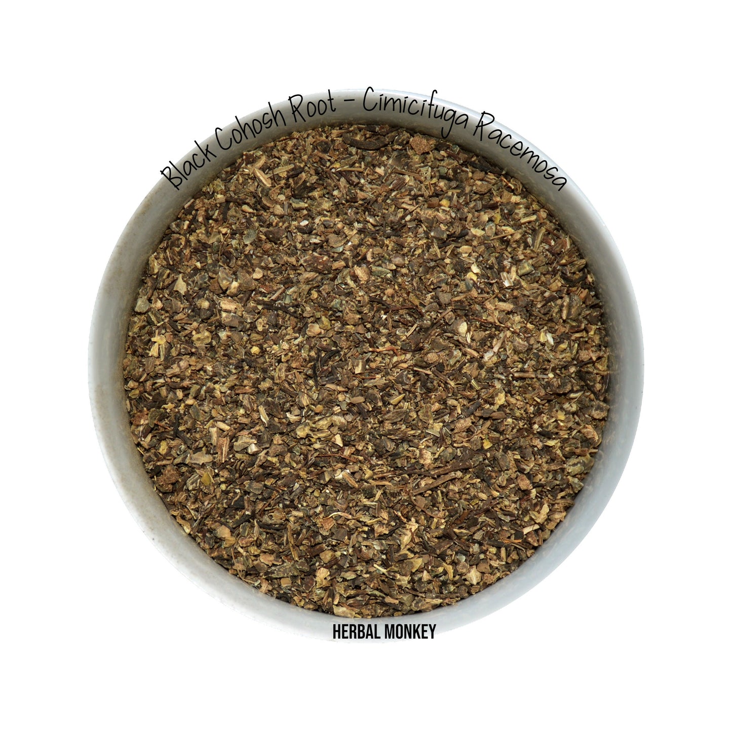 Actaea racemosa dried root pieces for infusion Herbal Monkey