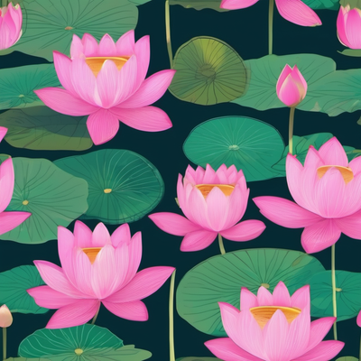 Pink Lotus Flowers