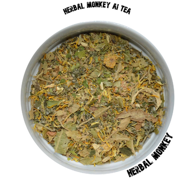 Herbal Monkey AI Tea | Organic Anti Inflammatory Herbal Tea | Ayurvedic