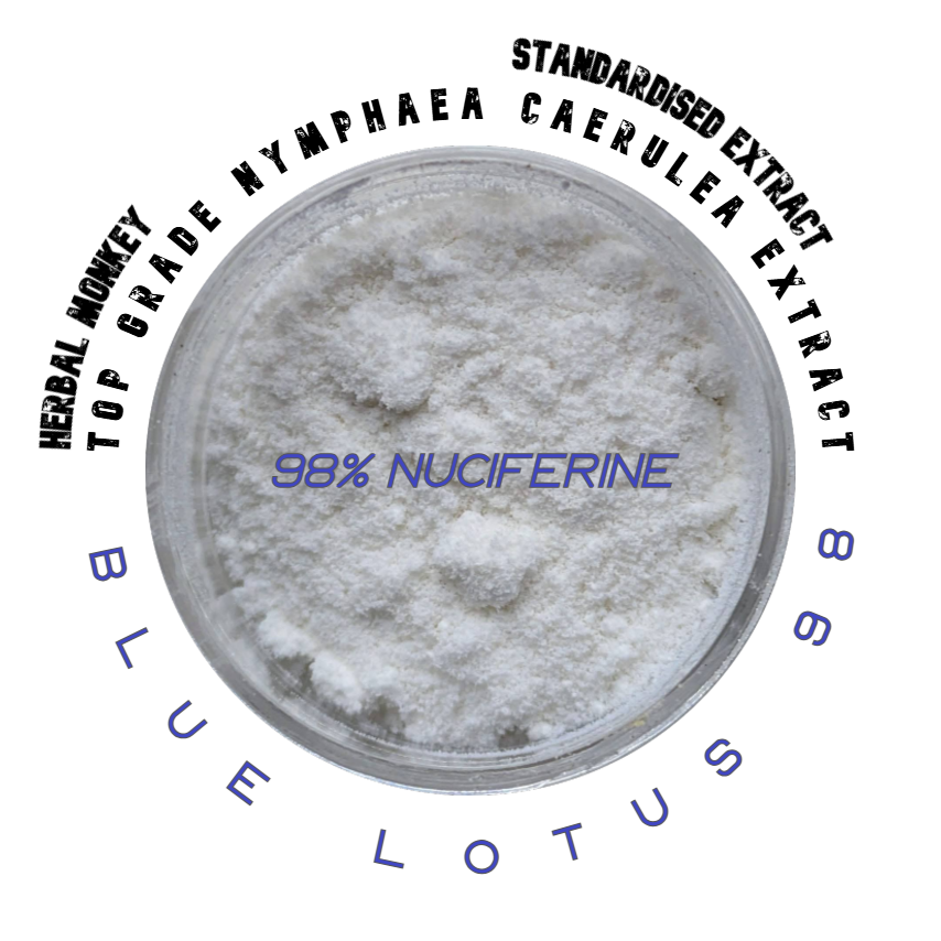 Blue Lotus Flower 98% Nuciferine Extract | Nymphaea Caerulea | High Quality HPLC