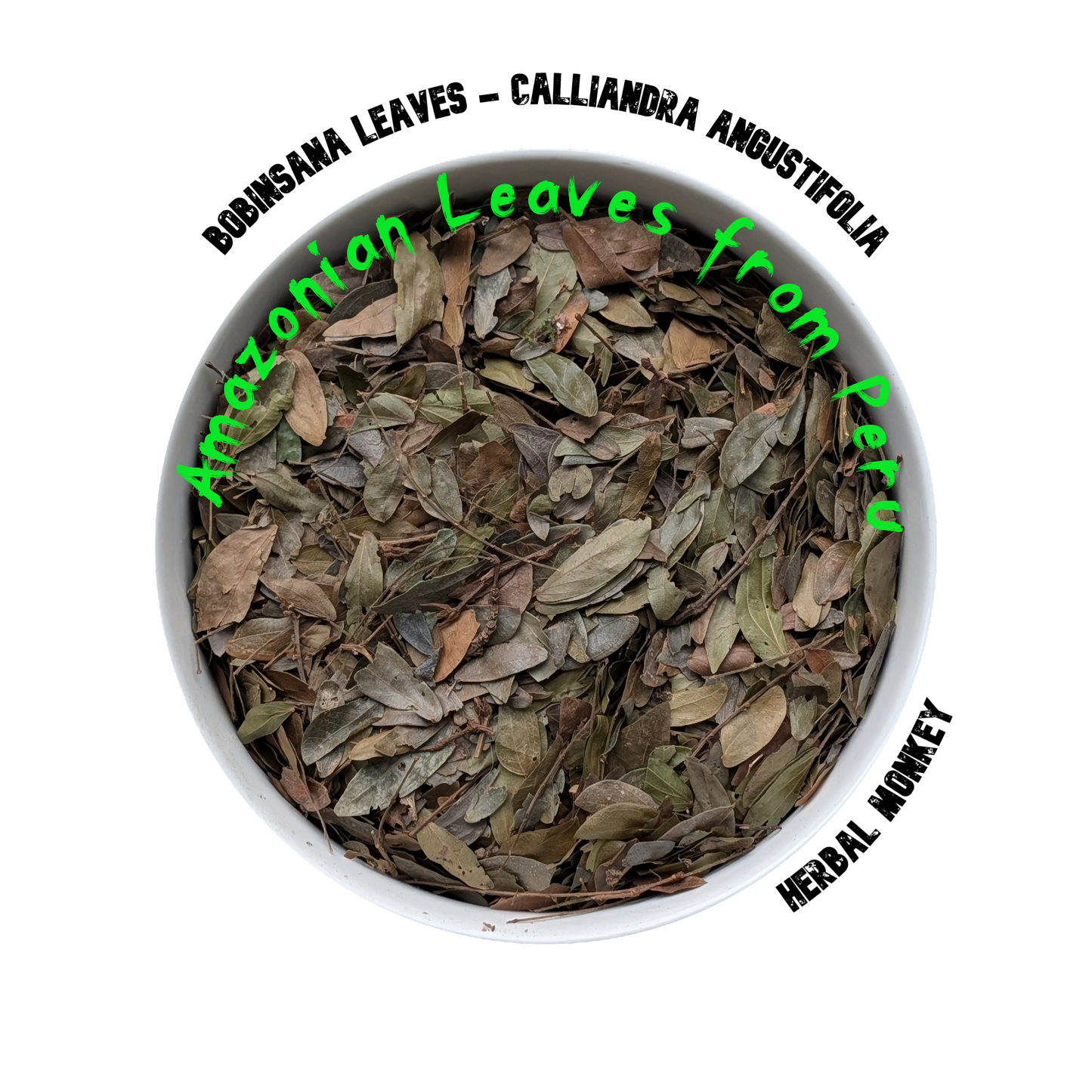 Cut Bobinsana leaves prepared for ceremonial and ritual use Herbal Monkey