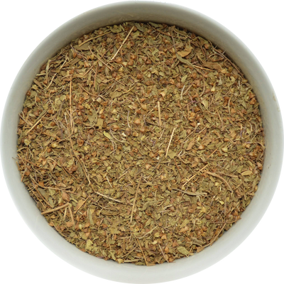 Dried Tulsi (Rama) leaf — bright green aromatic Holy Basil suitable for tea, ritual craft, and traditional use