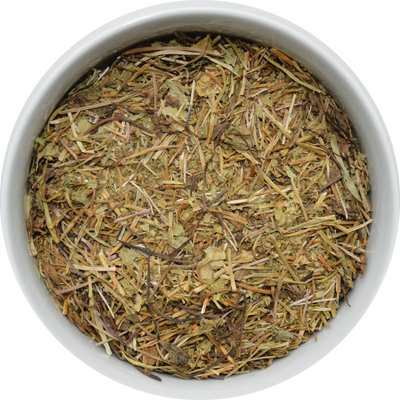 Dried Gotu Kola herb — soft green cut leaves suitable for tea, ritual craft, and traditional use.