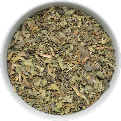 Dried Mullein Leaf — soft, pale green botanical herb suitable for tea, incense craft, and traditional use
