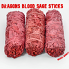 Dragon's Blood incense sticks made with aromatic resin sourced from Mexico by Herbal Monkey. Herbal Monkey