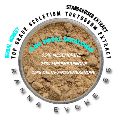 Kanna Evoke‑85 extract — high‑clarity ceremonial kanna extract with 8.5% total alkaloids for ritual and symbolic use
