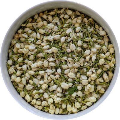 Whole dried jasmine flower buds — loose floral buds for tea and scenting