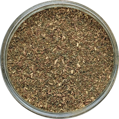 Finely powdered Sinicuichi displayed for altar work and incense crafting