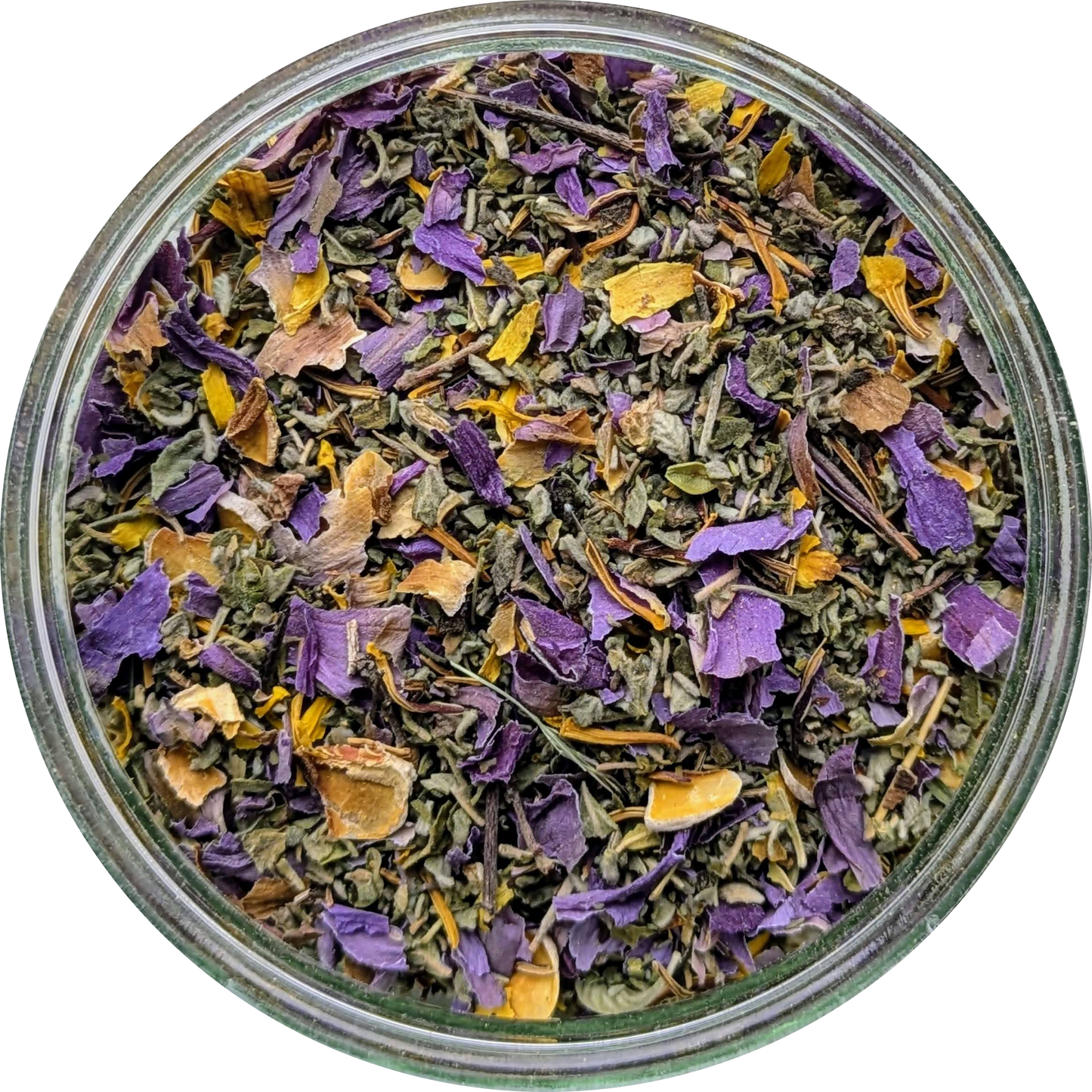 Blue Lotus and Damiana Herb Mix – fine-cut blend of Nymphaea caerulea and Turnera diffusa, ethically sourced for ritual and energetic use