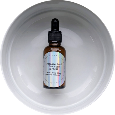 Turnera diffusa tincture prepared for symbolic practice