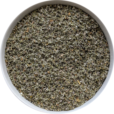 Salvia officinalis dried leaves for infusion