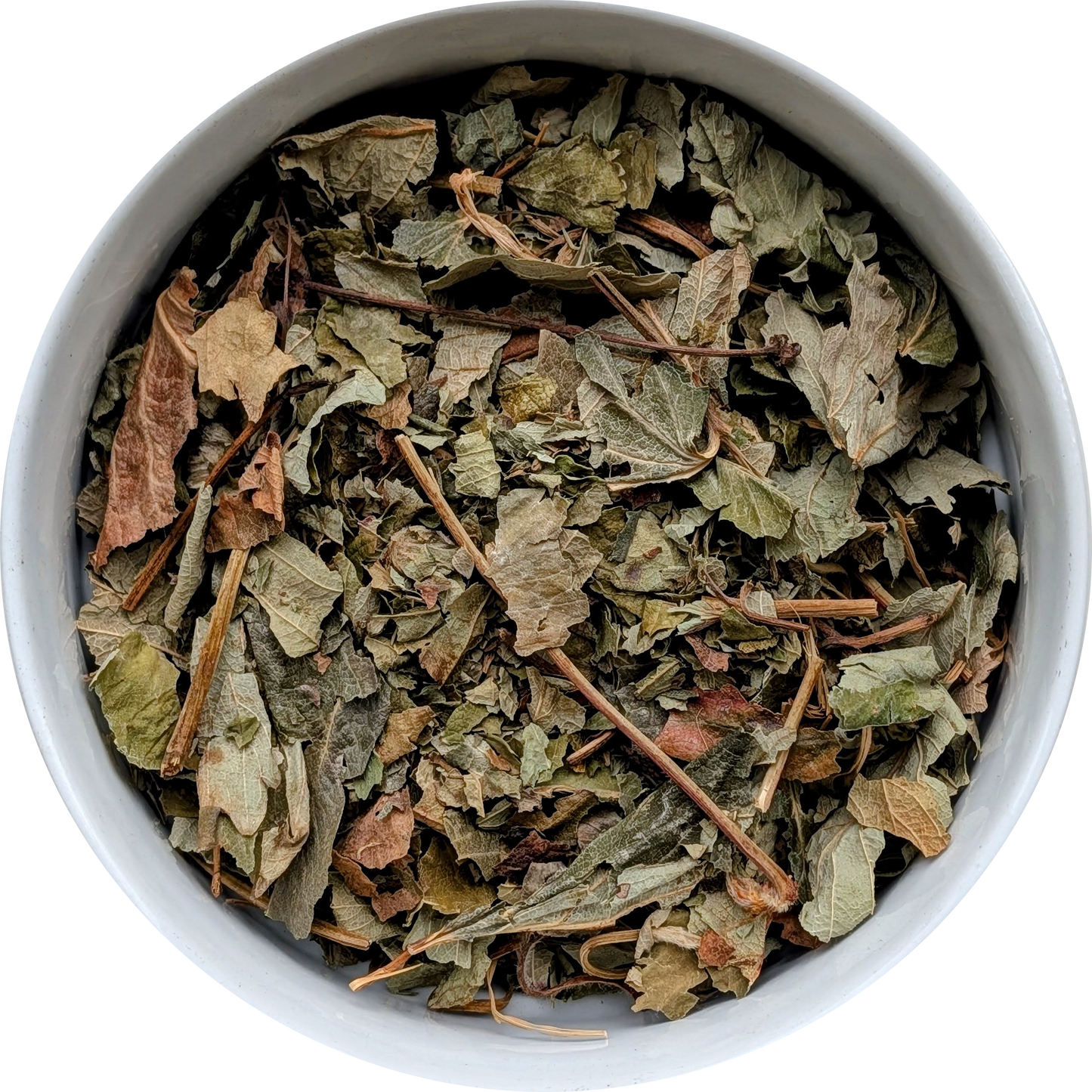 Finely cut dried Wild Strawberry Leaf — soft green botanical suitable for tea, ritual craft, and traditional use Herbal Monkey