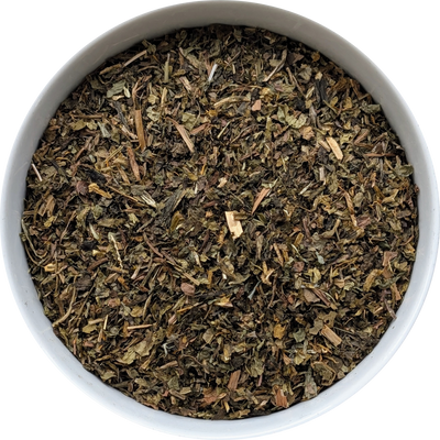 Dried Dandelion Leaf pieces with a light green colour, suitable for tea and traditional preparations