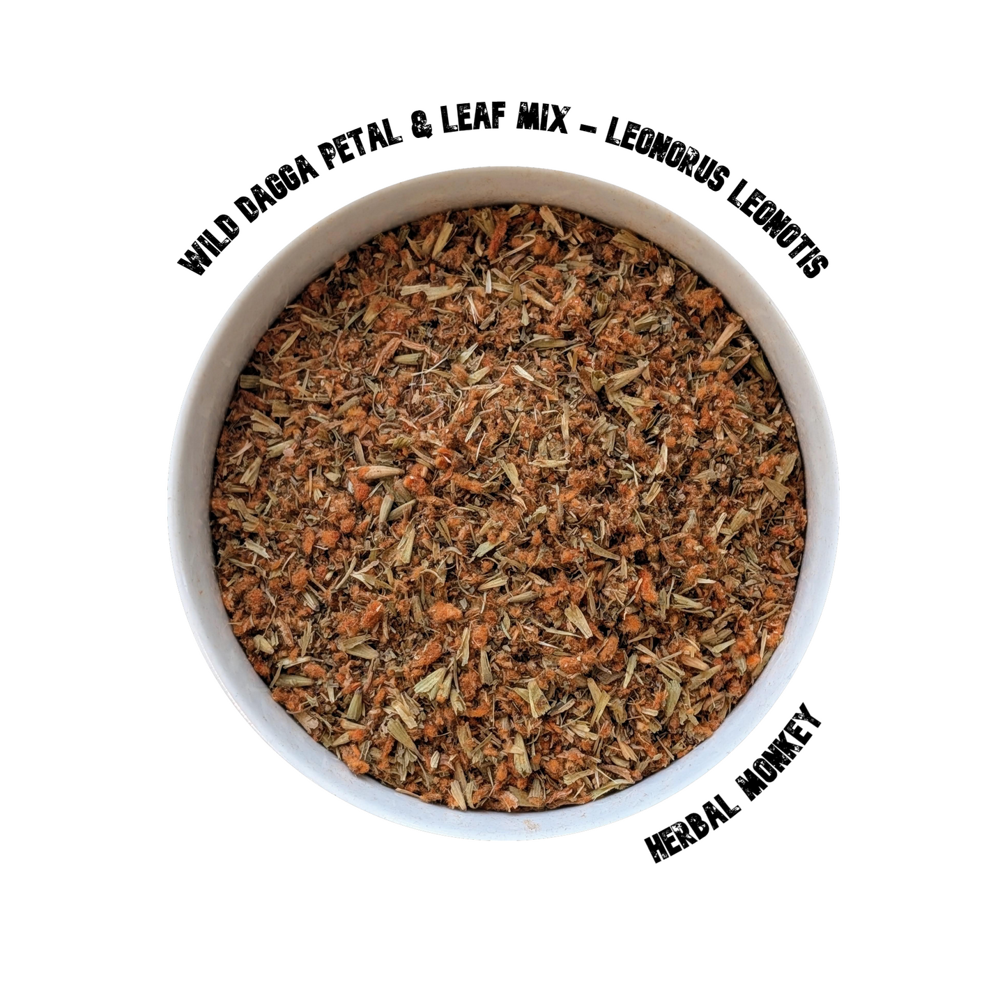 Wild Dagga petal and leaf mix (Leonotis leonurus) for ceremonial use Herbal Monkey