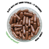 Black Maca Root 500mg Capsules – High-strength dietary supplement standardized to 1% macamides for energy, mood, and cognitive support; plant-based adaptogen from Peru