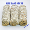 Blue Sage Sticks | Infused with loving energy within a Crystal Grid Herbal Monkey