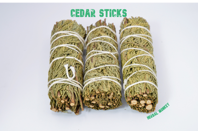 Cedar Incense Sticks made from North American cedar wood with natural aromatic fragrance