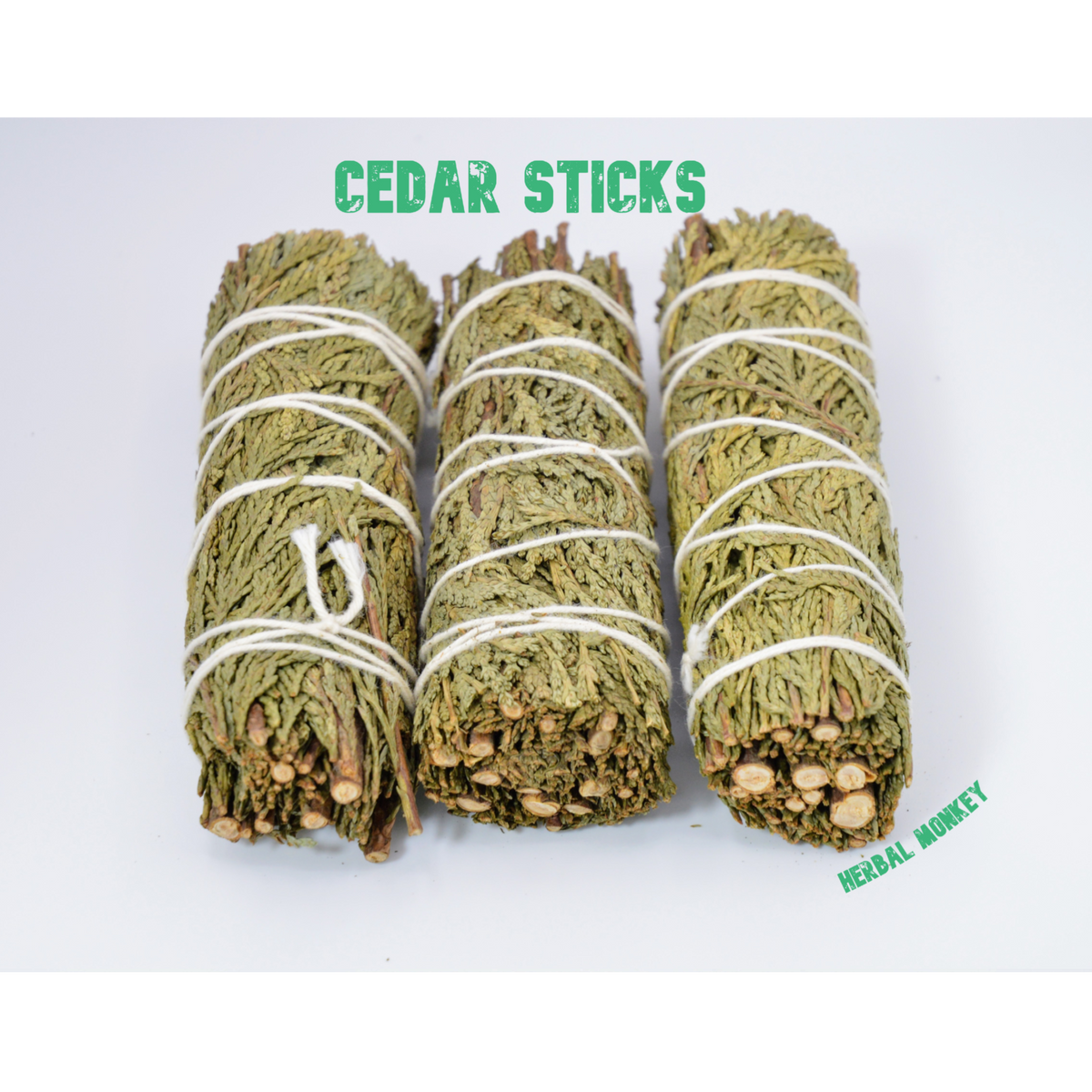 Cedar Incense Sticks made from North American cedar wood with natural aromatic fragrance Herbal Monkey