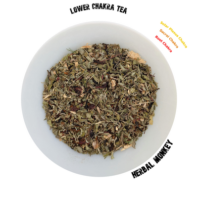 Lower Chakra Herbal Tea | Organic & Naturally Blessed Tea | Root, Sacral, Solar P