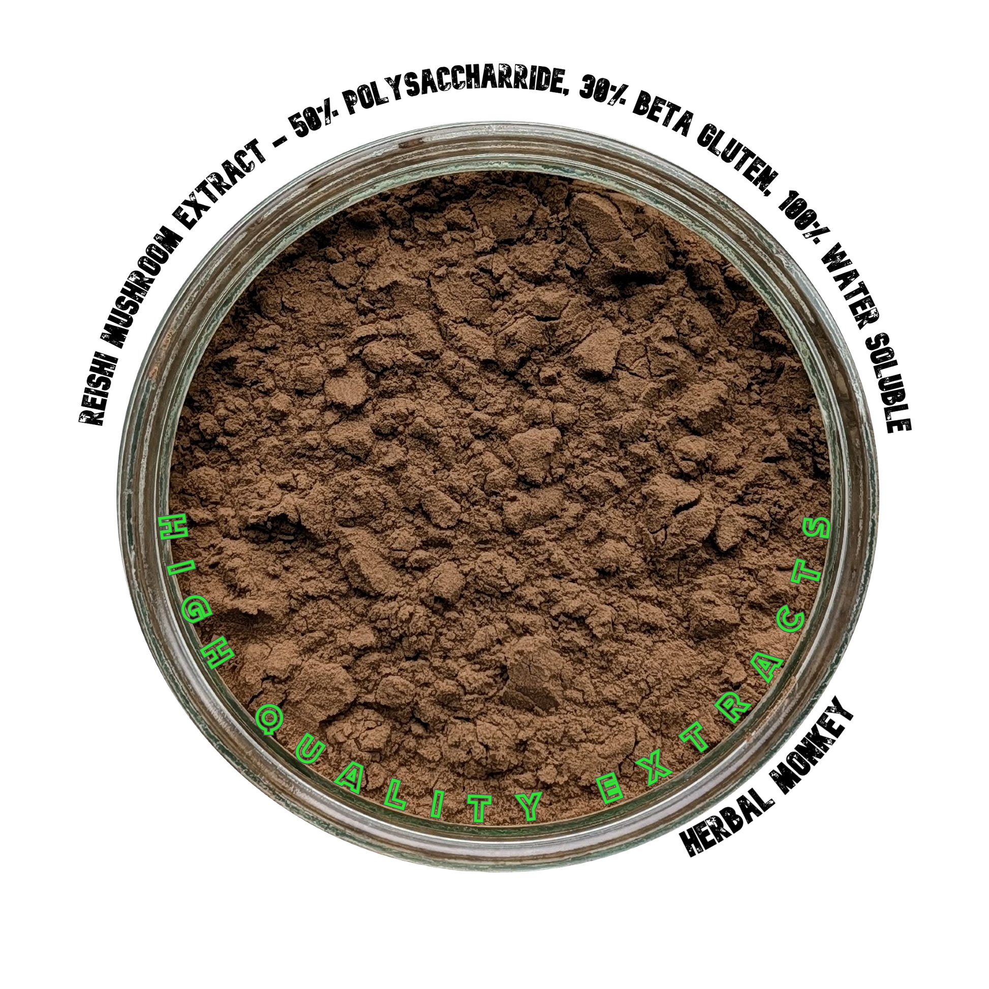 Reishi 30% beta‑glucans water‑soluble extract Herbal Monkey