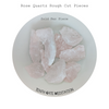 Rose Quartz Crystal | Rough Cut Stones| Loving Energy Infused within a Crystal Grid