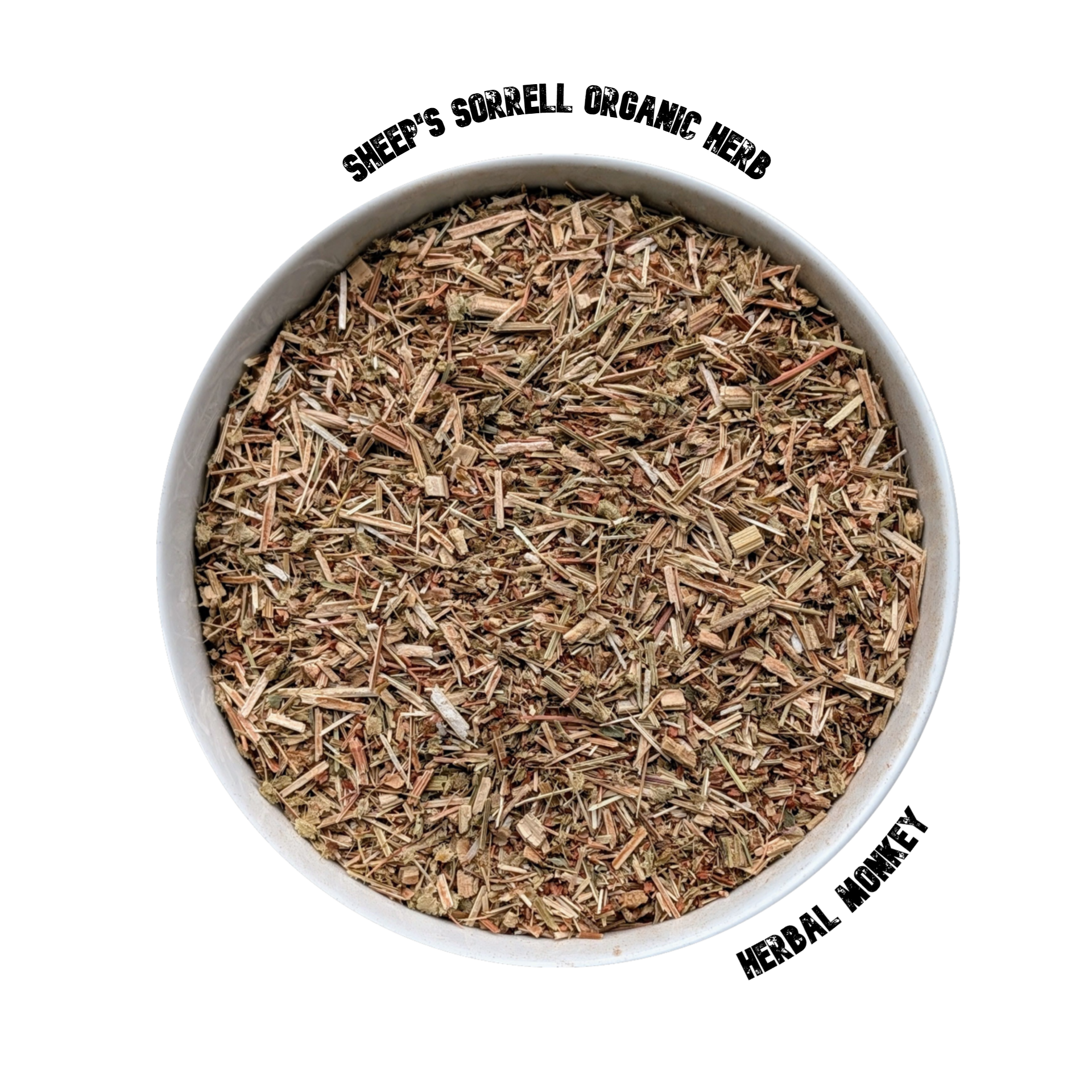 Dried Sheep’s Sorrell herb in resealable bag Herbal Monkey